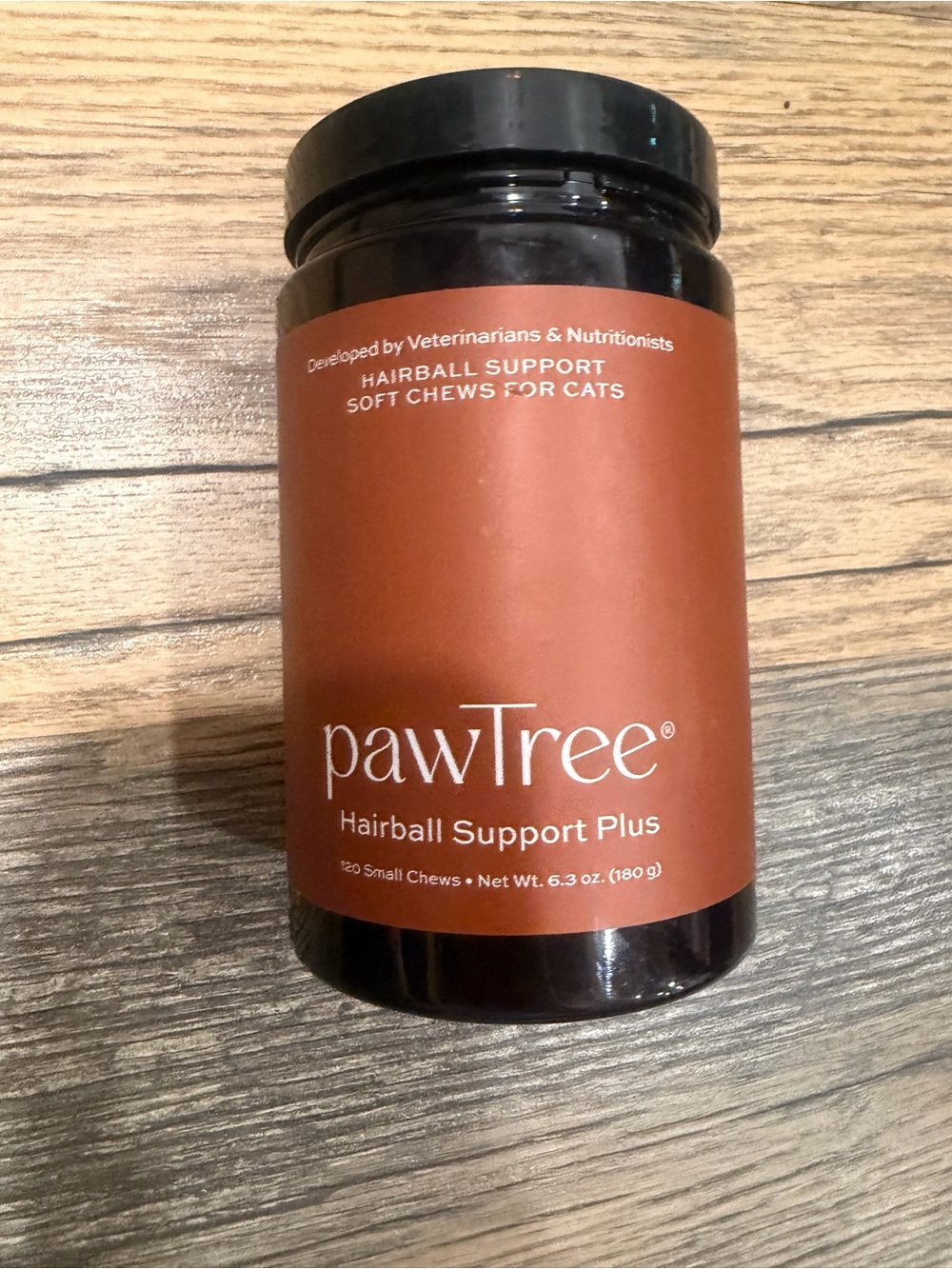 Hairball Support Plus Soft Chews for Cats — Brown